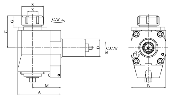 Головка резьбонарезная TFR30-1809-16-55